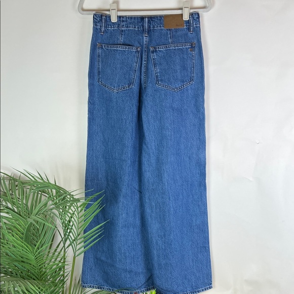 NWT Madewell Wide Sweep Trouser Jeans Medium Wide Leg 23 Petite - Picture 4 of 9